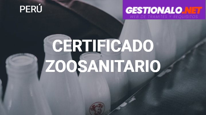 Certificado Zoosanitario