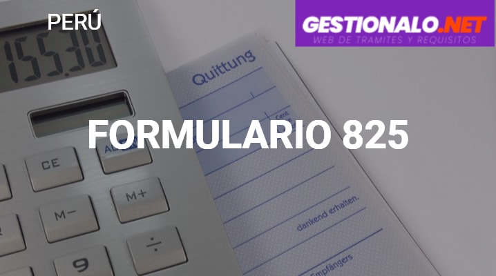 Formulario 825