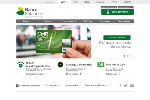 Portal Web para Manejar tu Cuenta en el Banco Falabella
